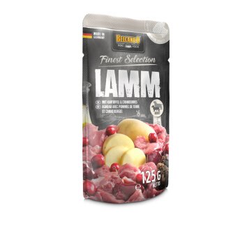 Lamm mit Kartoffeln & Cranberries 12x125g | Belcando...