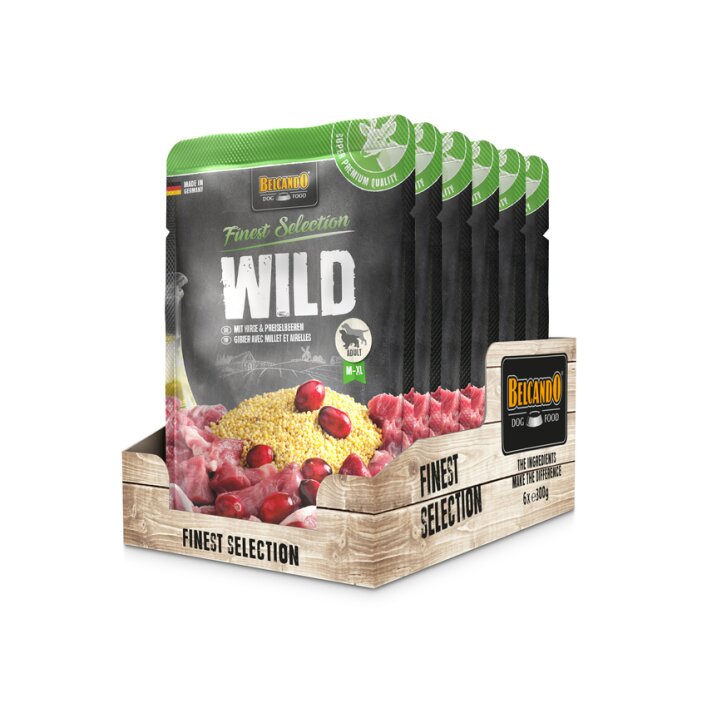 Wild mit Hirse & Preiselbeeren 6x300g | Belcando Finest Selection