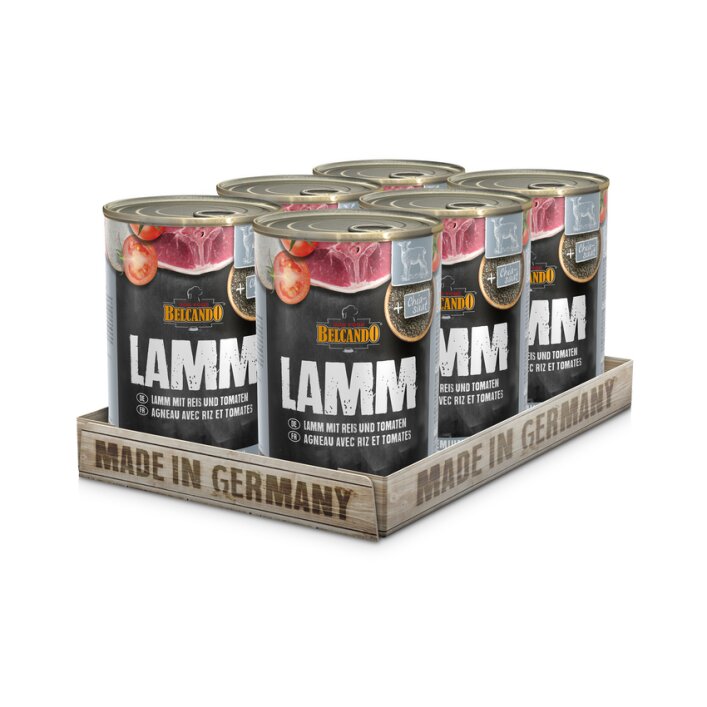 Lamm mit Reis & Tomaten 6x400g | Belcando Super Premium