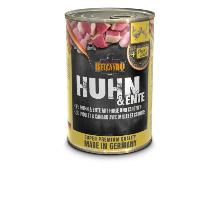 Huhn & Ente mit Hirse & Karotten 6x400g | Belcando Super Premium