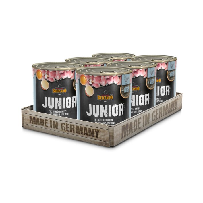 Junior Geflügel & Ei 6x800g | Belcando Super Premium