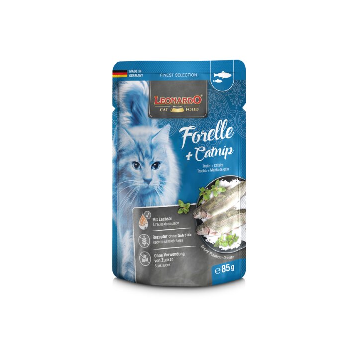 Forelle + Catnip 16x85g | Leonardo Finest Selection
