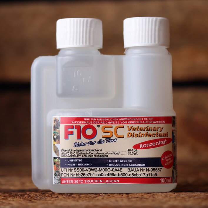 F10SC Tiermedizinisches Desinfektionsmittel - Konzentrat 100ml